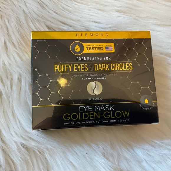 Demora Eye Mask Golden-Glow - New in Box - 20 Pair - Picture 2 of 7